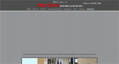Desktop Screenshot of precisionkitchenbath.com